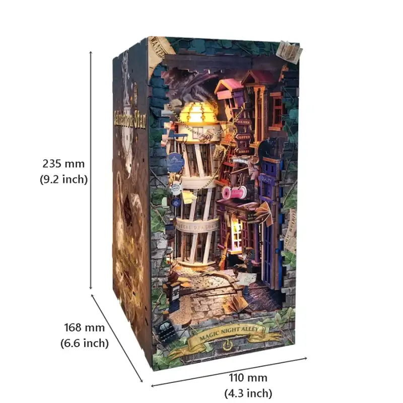 Book Nook Magic Night Alley - Image 5