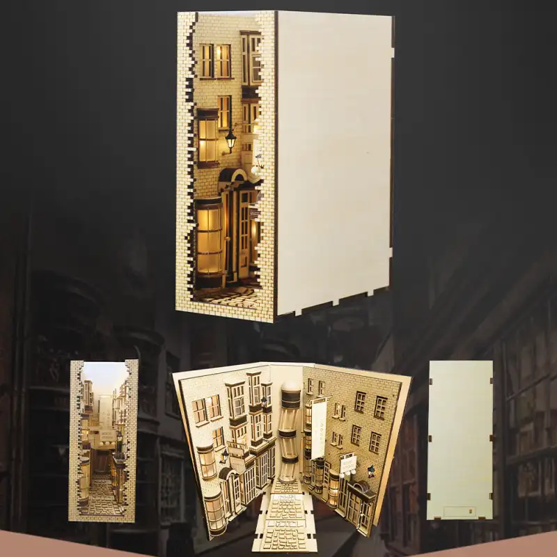 Book Nook Mysterious Ancient Street - Image 2