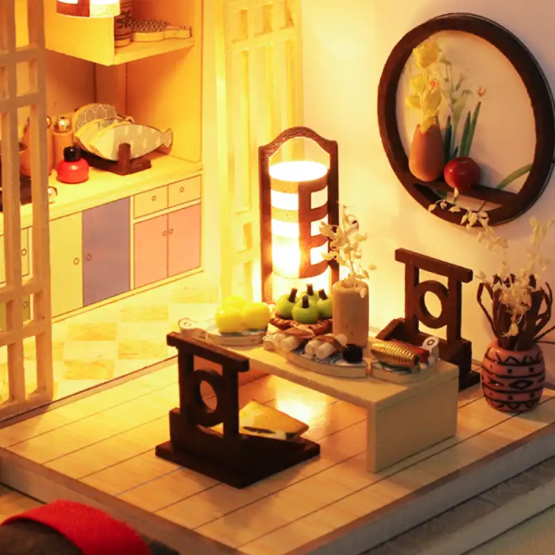 Maison Miniature Bamboo Caottage - Image 4