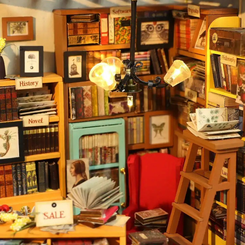 Maison Miniature la bibliothèque de Sam - Image 3