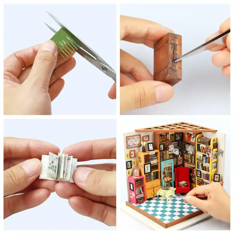 Maison Miniature la bibliothèque de Sam - Image 4