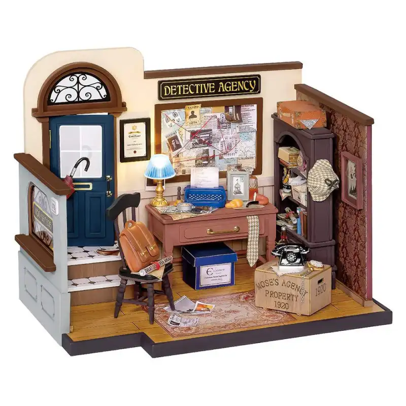 Maison Miniature Mose's Detective Agency