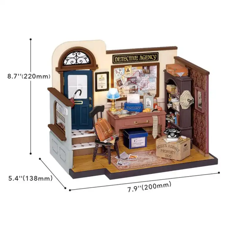 Maison Miniature Mose's Detective Agency - Image 2