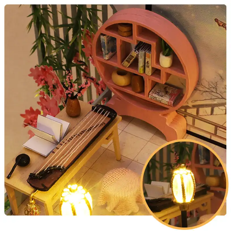 Maison Miniature Pavillon de Guqin - Image 4